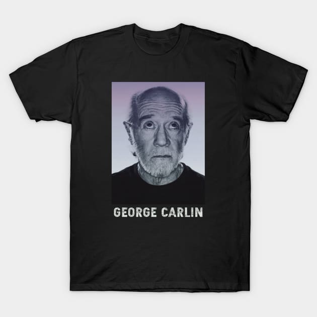 George Carlin Retro T-Shirt by VarioModifikasi Gank